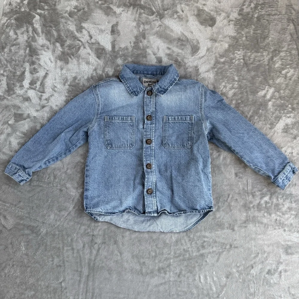 Osh Kosh Bgosh Denim Boys Shirt 8